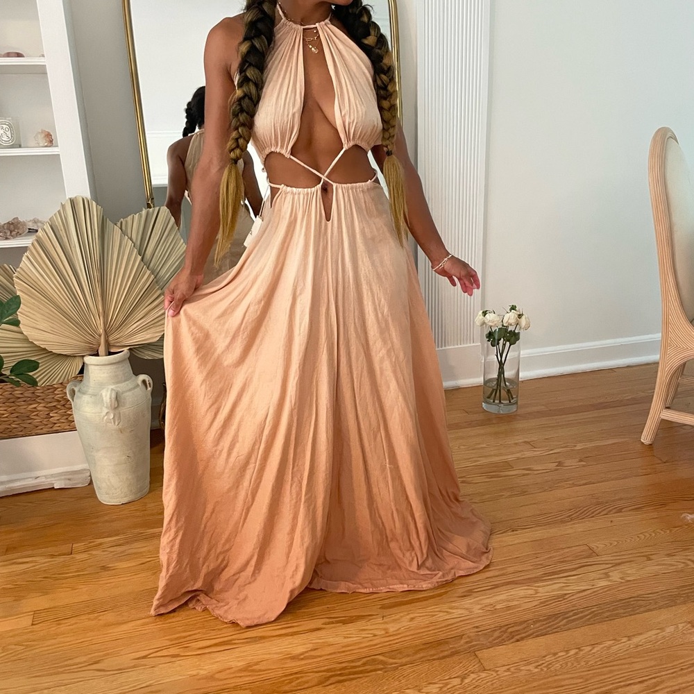 Mauve ombré  dress Xs